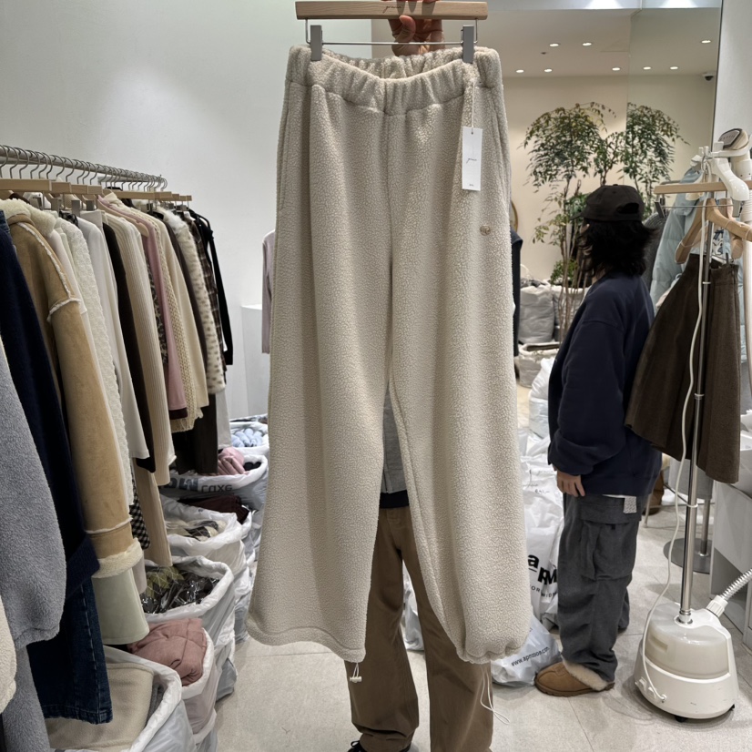 GRACIA韓國直郵㊣女裝新款25秋冬真品職業時尚休閑褲加絨羊毛GRACIA休閑褲圖色1