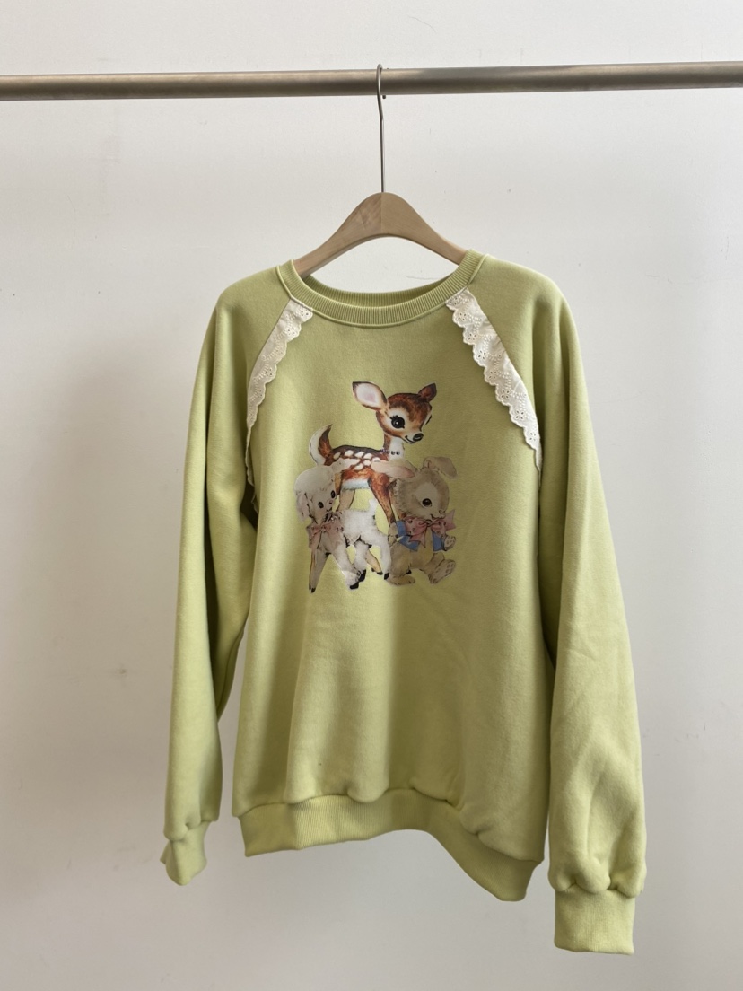 COCOMATON東大門㊣實拍女士新品真品時尚25秋冬衛衣加絨羊毛COCOMATON衛衣圖色2