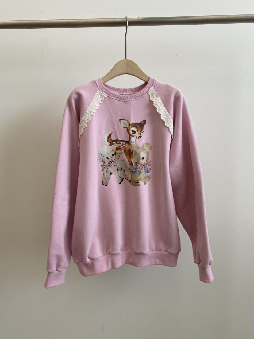 COCOMATON東大門㊣實拍女士新品真品時尚25秋冬衛衣加絨羊毛COCOMATON衛衣圖色3