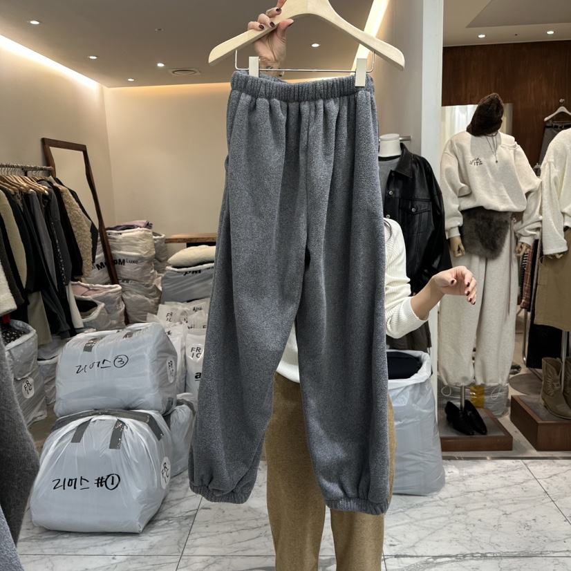 NOPSIS東大門㊣直郵女士新品職業推薦25秋冬熱賣休閑褲抓絨NOPSIS休閑褲