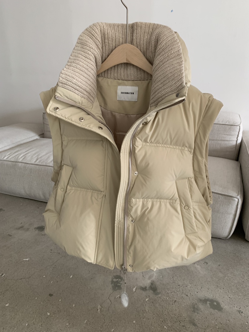 COCOMATON東大門㊣代購女士新款推薦真品職業短款羽絨服可拆卸COCOMATON短款羽絨服