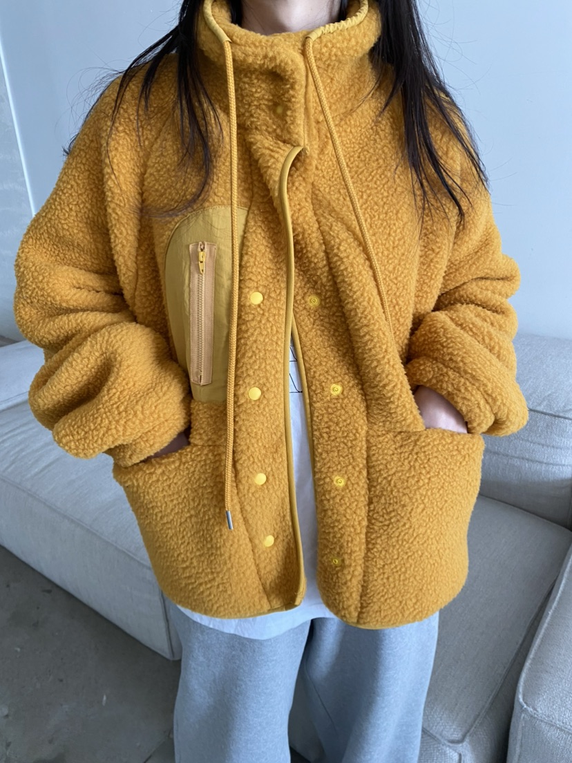 COCOMATON東大門㊣實拍女士新款休閑25秋冬真品職業夾克抓絨COCOMATON夾克圖色1