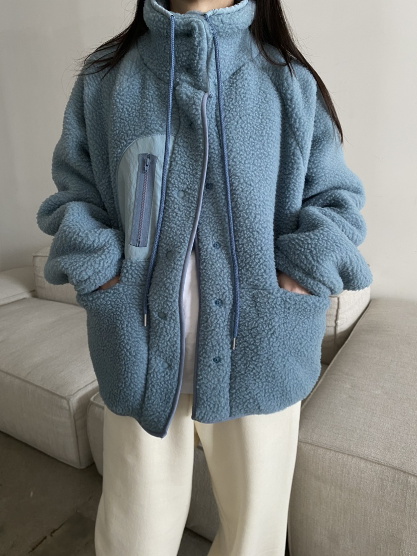 COCOMATON東大門㊣實拍女士新款休閑25秋冬真品職業夾克抓絨COCOMATON夾克圖色2