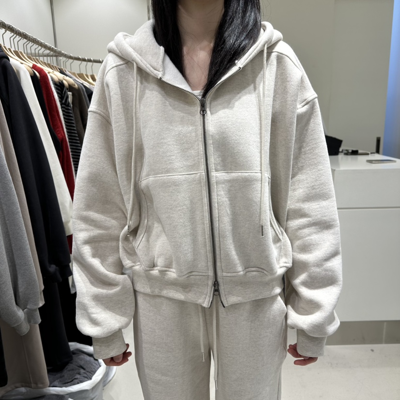 GLORY韓國直郵㊣女士新品職業休閑時尚人氣夾克連帽拉鏈衫加絨GLORY夾克圖色1