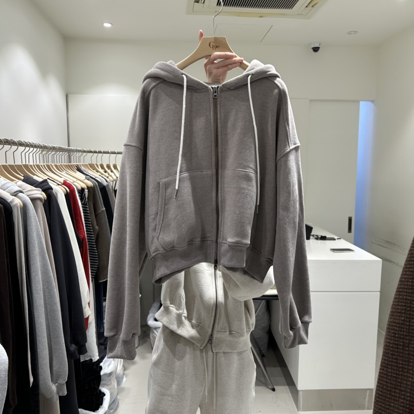 GLORY韓國直郵㊣女士新品職業休閑時尚人氣夾克連帽拉鏈衫加絨GLORY夾克圖色3