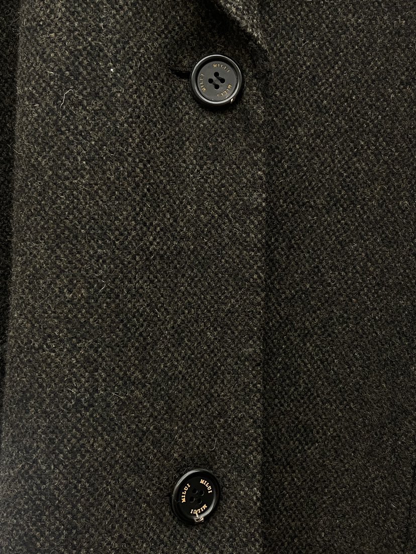 MILUI東大門㊣實拍女裝新品熱賣職業真品人氣休閑中長款大衣MILUI中長款大衣