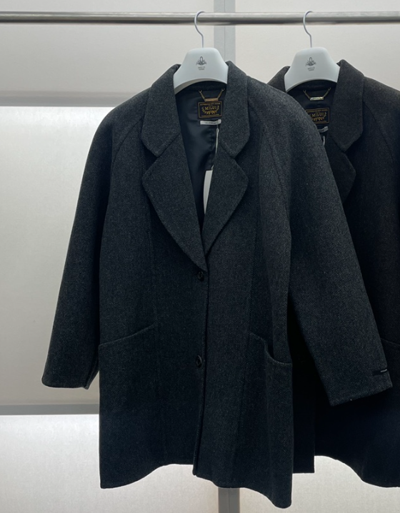 MILUI東大門㊣實拍女裝新品熱賣職業真品人氣休閑中長款大衣MILUI中長款大衣圖色1