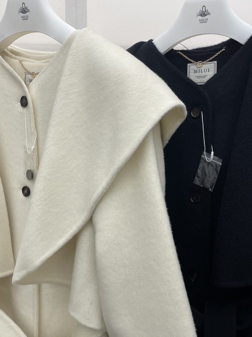 MILUI韓國代購㊣女士新品職業人氣25秋冬時尚休閑套裝含腰帶MILUI套裝