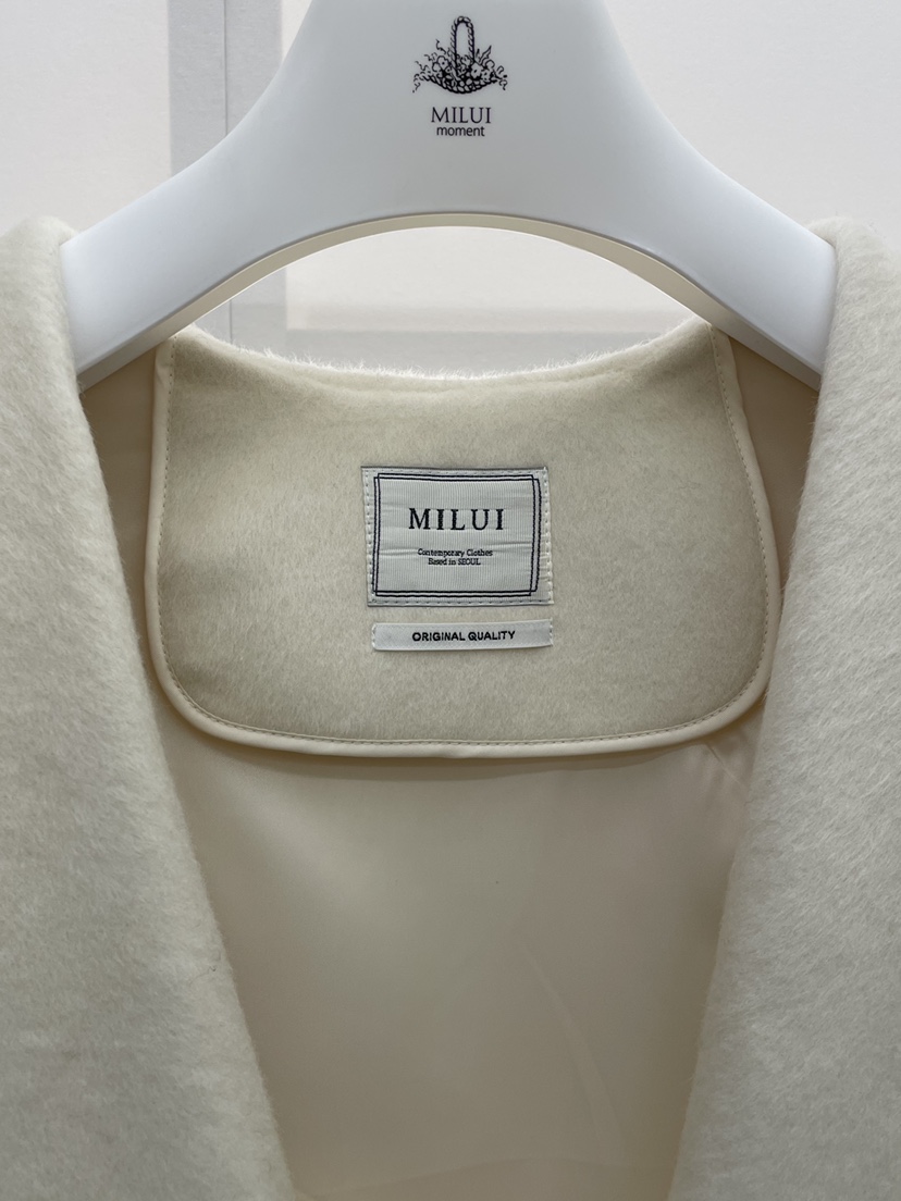 MILUI韓國代購㊣女士新品職業人氣25秋冬時尚休閑套裝含腰帶MILUI套裝