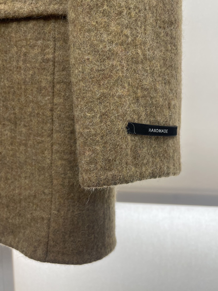 MILUI韓國直郵㊣女士新品職業真品人氣推薦25秋冬休閑短款大衣MILUI短款大衣