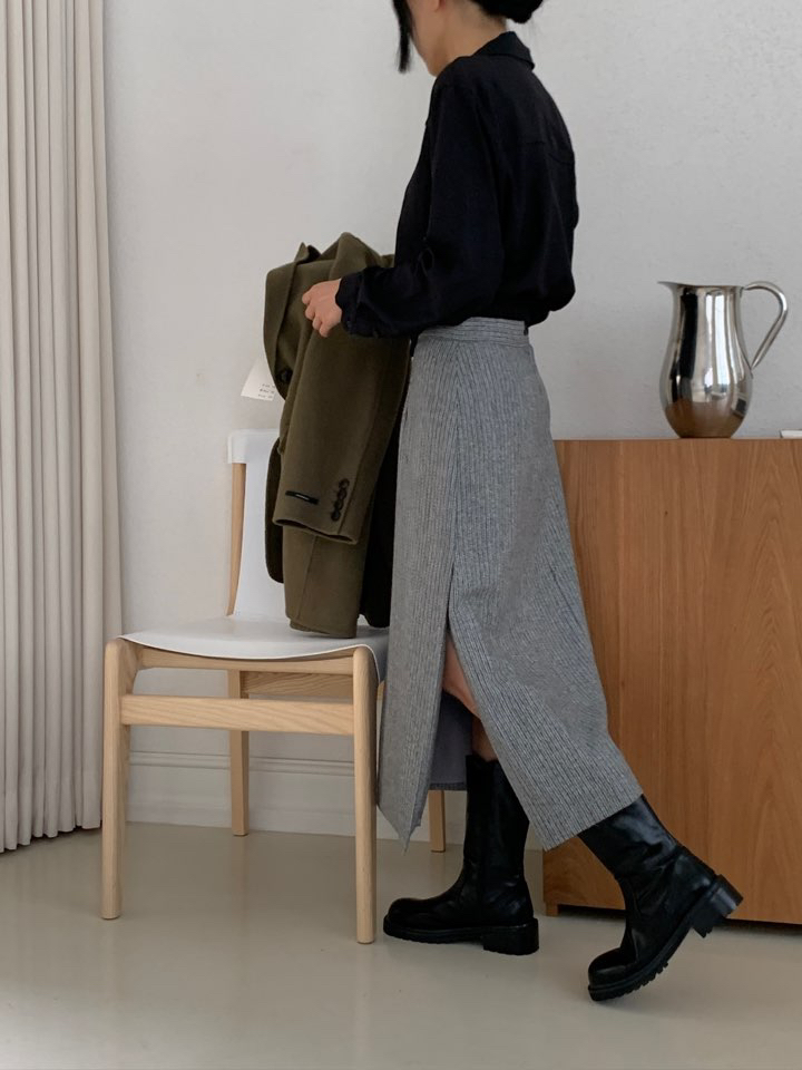 MILUI韓國直郵㊣女裝新款推薦職業休閑人氣時尚熱賣真品長裙MILUI長裙