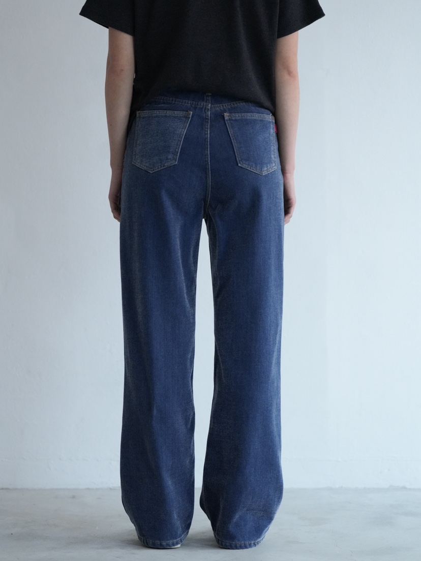 MILUI韓國代購㊣女裝新款人氣時尚休閑推薦熱賣25秋冬牛仔褲MILUI牛仔褲