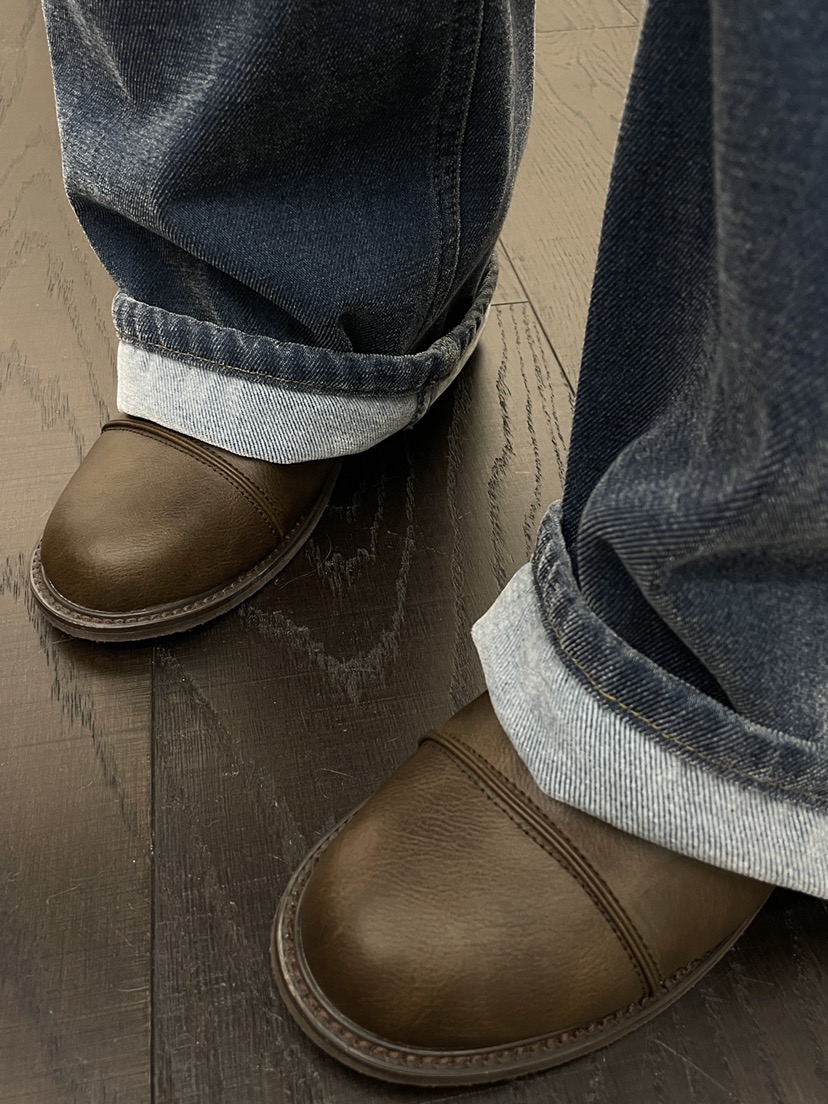 MILUI韓國代購㊣女裝新款人氣時尚休閑推薦熱賣25秋冬牛仔褲MILUI牛仔褲