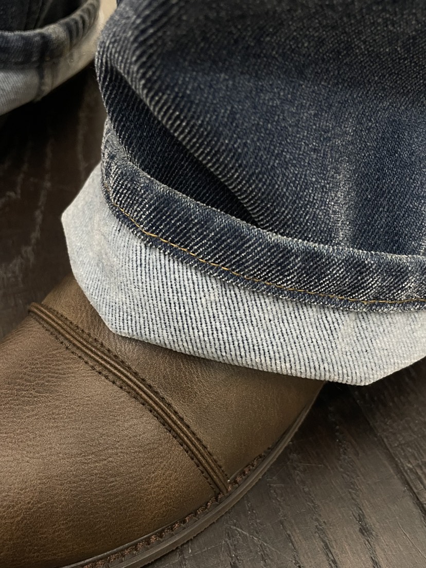 MILUI韓國代購㊣女裝新款人氣時尚休閑推薦熱賣25秋冬牛仔褲MILUI牛仔褲