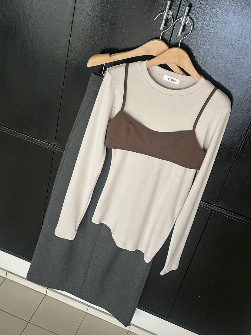 BYRING東大門㊣直郵女士新款推薦職業熱賣時尚休閑人氣套裝BYRING套裝