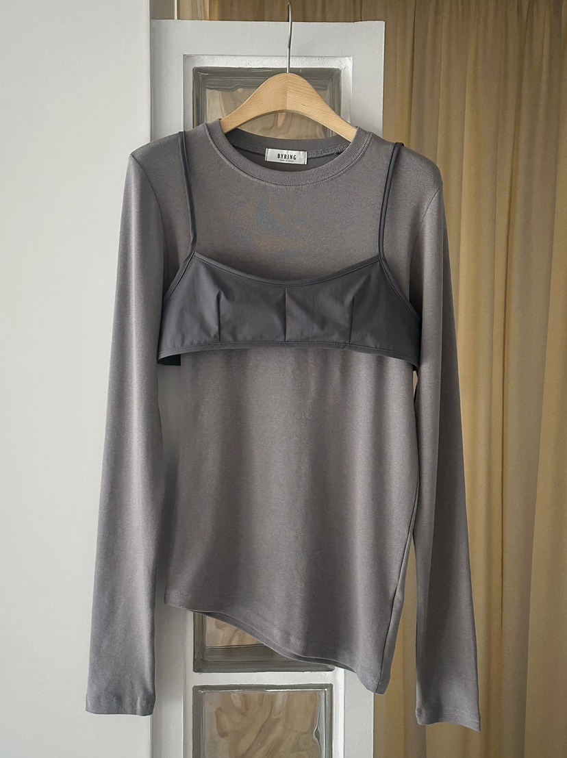 BYRING東大門㊣直郵女士新款推薦職業熱賣時尚休閑人氣套裝BYRING套裝圖色2