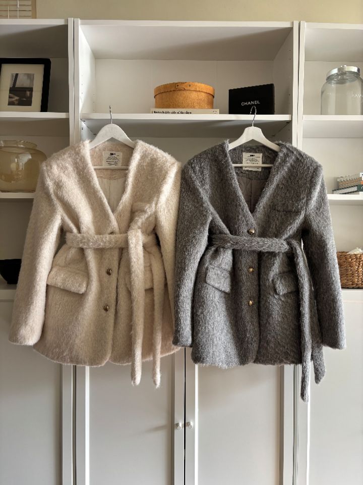 mars東大門㊣實拍女士新品時尚休閑熱賣人氣25秋冬夾克含腰帶mars夾克