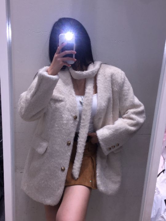 mars東大門㊣實拍女士新品時尚休閑熱賣人氣25秋冬夾克含腰帶mars夾克