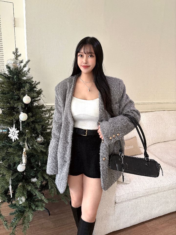 mars東大門㊣實拍女士新品時尚休閑熱賣人氣25秋冬夾克含腰帶mars夾克