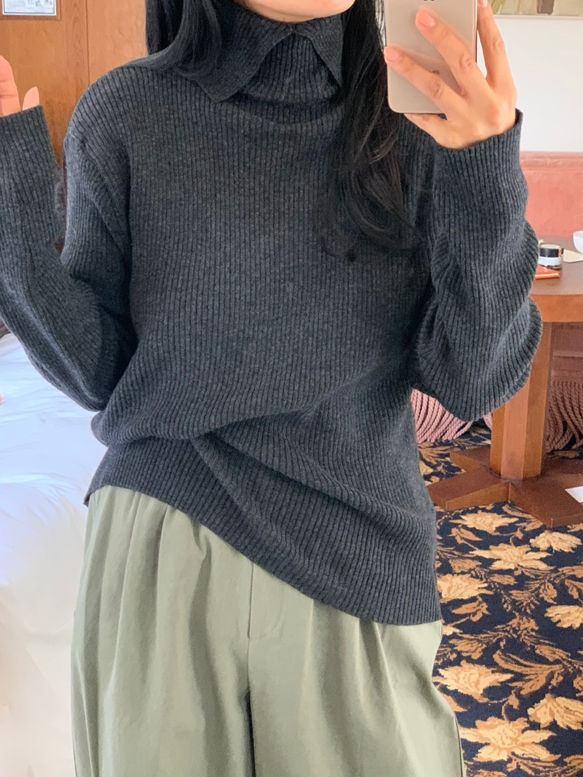 MILUI東大門㊣代購女士新品時尚人氣真品25秋冬熱賣推薦針織衫MILUI針織衫