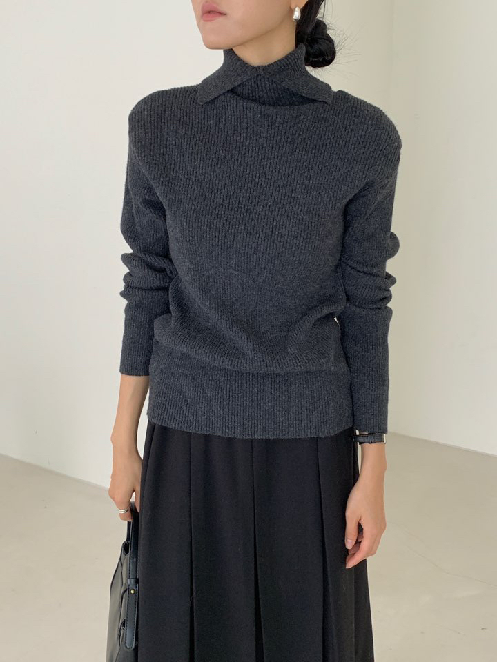 MILUI東大門㊣代購女士新品時尚人氣真品25秋冬熱賣推薦針織衫MILUI針織衫