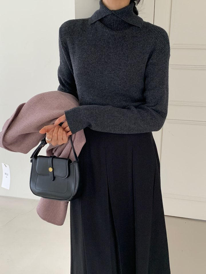 MILUI東大門㊣代購女士新品時尚人氣真品25秋冬熱賣推薦針織衫MILUI針織衫