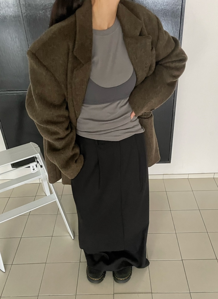 BYRING韓國代購㊣女士新品真品熱賣時尚25秋冬推薦夾克羊毛BYRING夾克