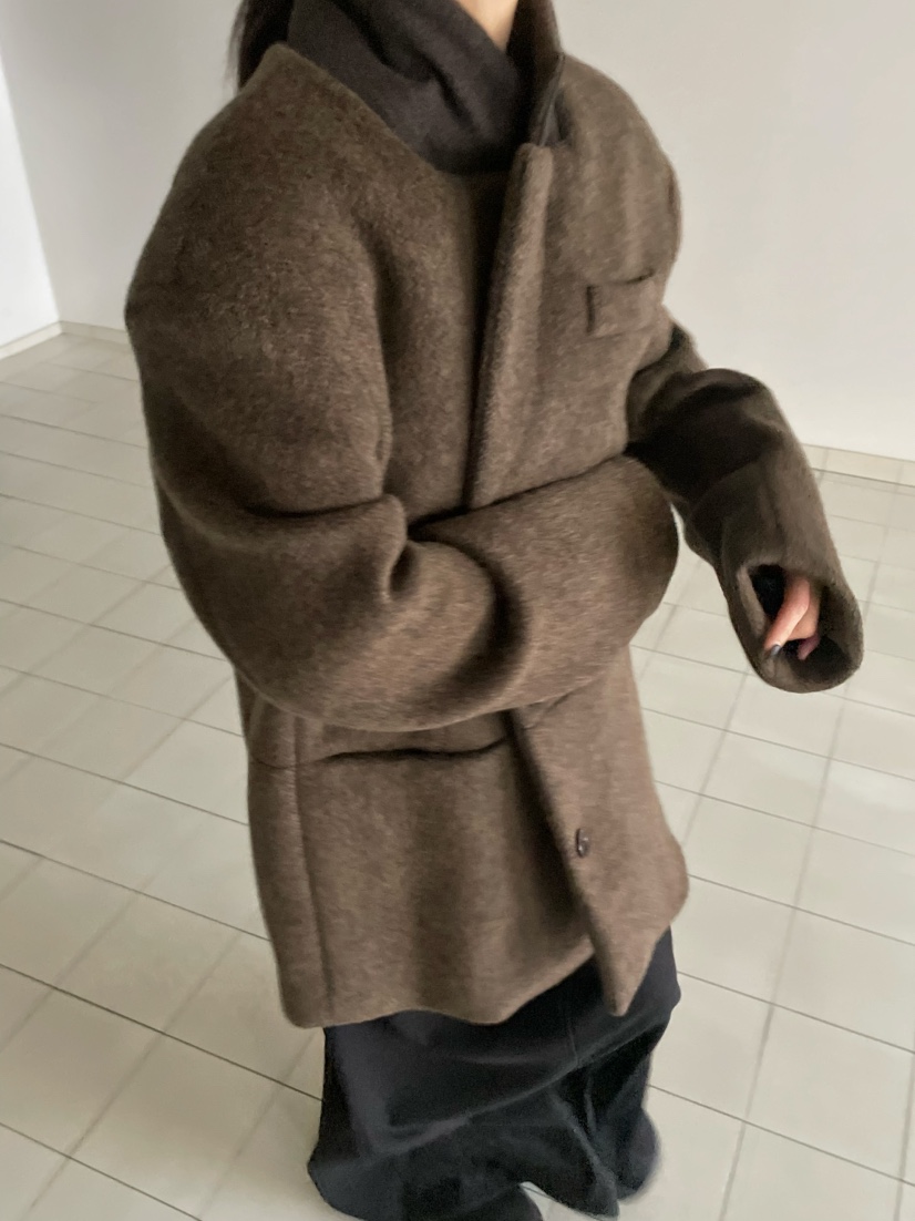 BYRING韓國代購㊣女士新品真品熱賣時尚25秋冬推薦夾克羊毛BYRING夾克