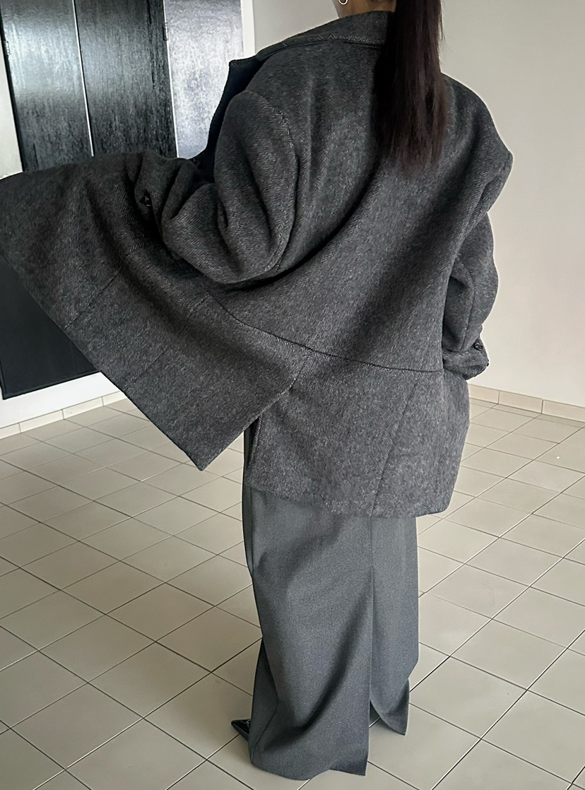 BYRING韓國代購㊣女士新品真品熱賣時尚25秋冬推薦夾克羊毛BYRING夾克