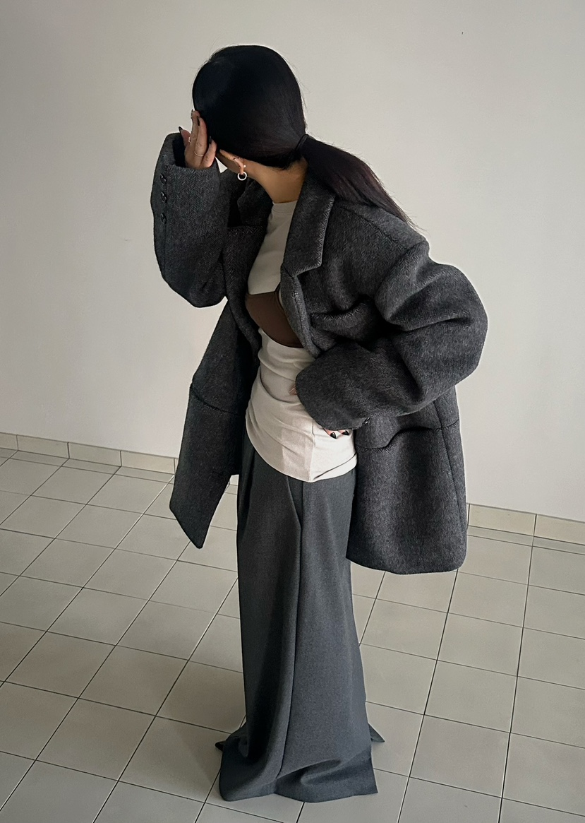 BYRING韓國代購㊣女士新品真品熱賣時尚25秋冬推薦夾克羊毛BYRING夾克