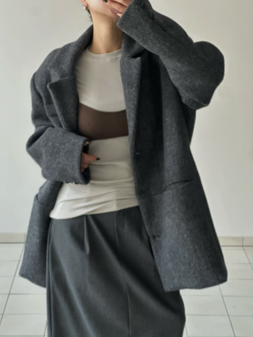 BYRING韓國代購㊣女士新品真品熱賣時尚25秋冬推薦夾克羊毛BYRING夾克