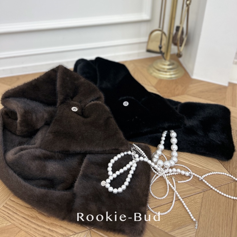 ROOKIE BUD韓國代購㊣女士新品職業人氣熱賣25秋冬圍巾披肩口袋ROOKIE BUD-L圍巾/披肩