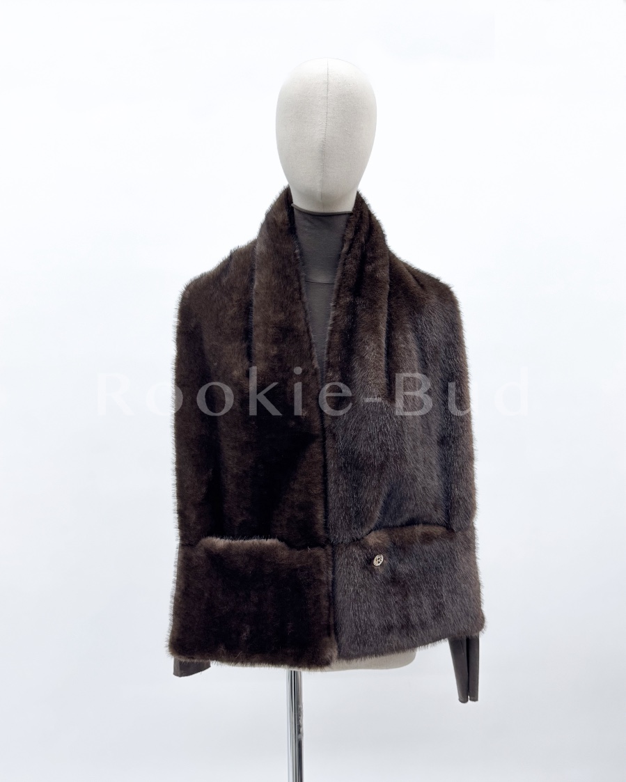 ROOKIE BUD韓國代購㊣女士新品職業人氣熱賣25秋冬圍巾披肩口袋ROOKIE BUD-L圍巾/披肩