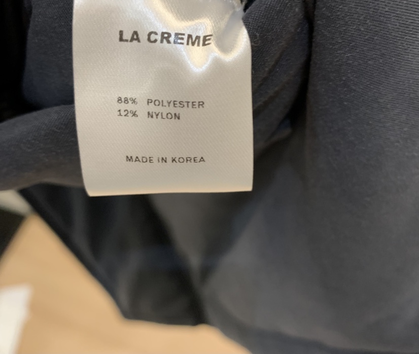 LA CREME東大門㊣直郵女士新品職業25秋冬夾克格紋雙面絎縫LA CREME夾克