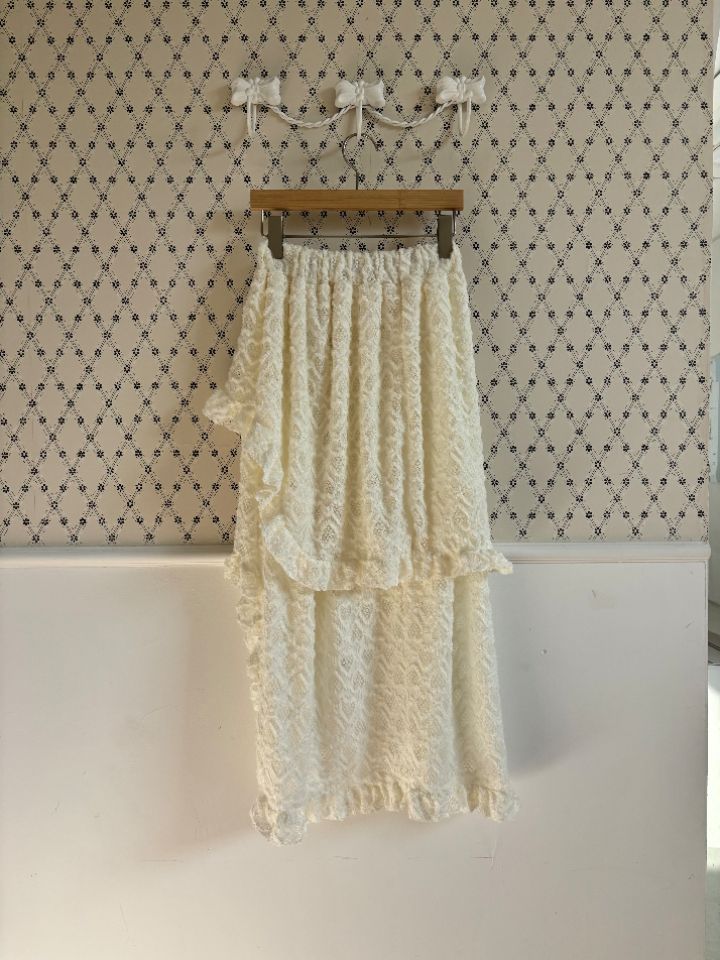 mars韓國代購㊣女士新品推薦人氣真品休閑半身裙中短裙荷葉邊mars半身裙/中短裙