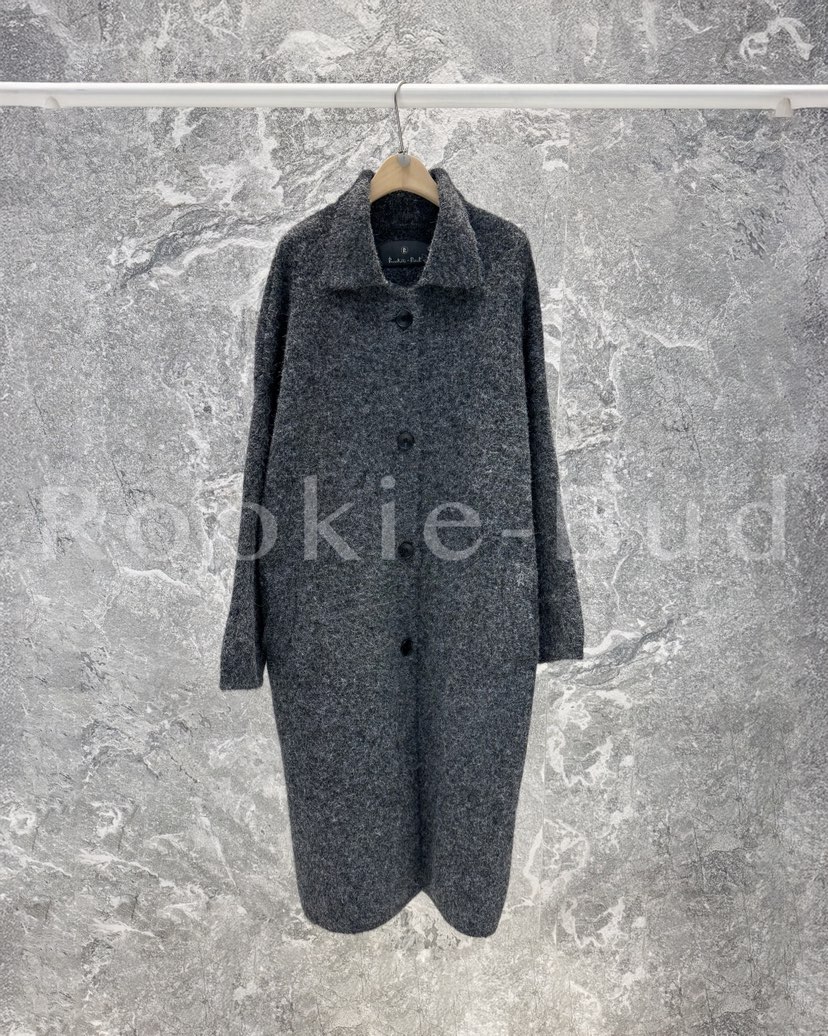 ROOKIE BUD東大門㊣實拍女士新品職業熱賣人氣休閑中長款大衣ROOKIE BUD-L中長款大衣圖色1