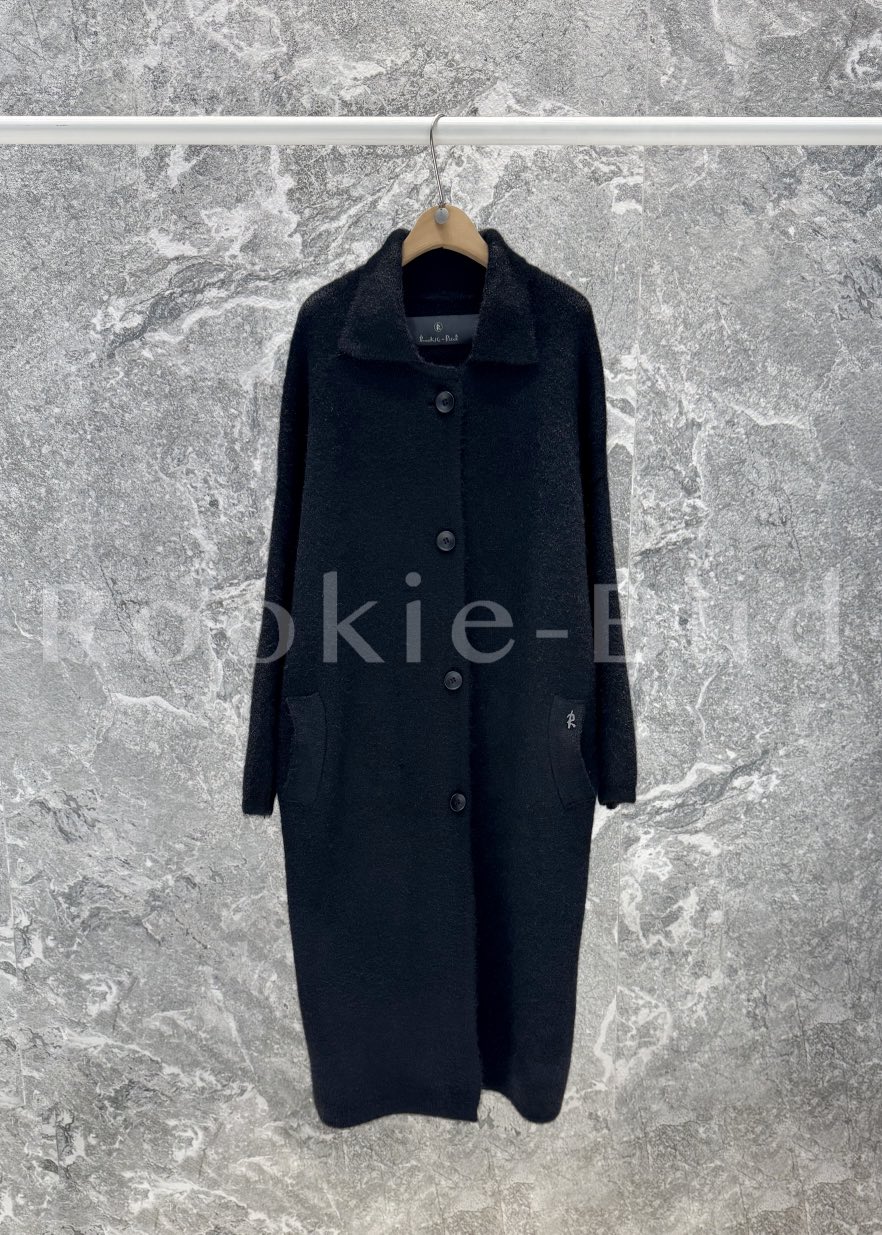 ROOKIE BUD東大門㊣實拍女士新品職業熱賣人氣休閑中長款大衣ROOKIE BUD-L中長款大衣圖色2