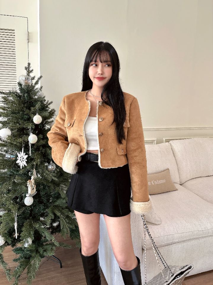 mars東大門㊣實拍女士新品25秋冬推薦真品職業人氣夾克粗花呢mars夾克