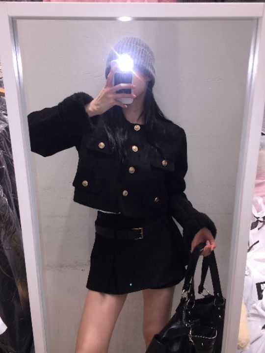 mars東大門㊣實拍女士新品25秋冬推薦真品職業人氣夾克粗花呢mars夾克