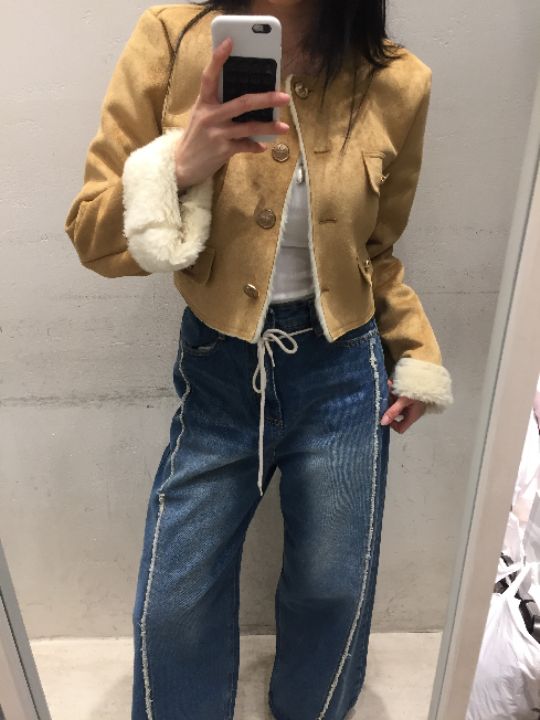 mars東大門㊣實拍女士新品25秋冬推薦真品職業人氣夾克粗花呢mars夾克