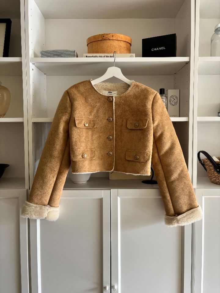 mars東大門㊣實拍女士新品25秋冬推薦真品職業人氣夾克粗花呢mars夾克圖色1