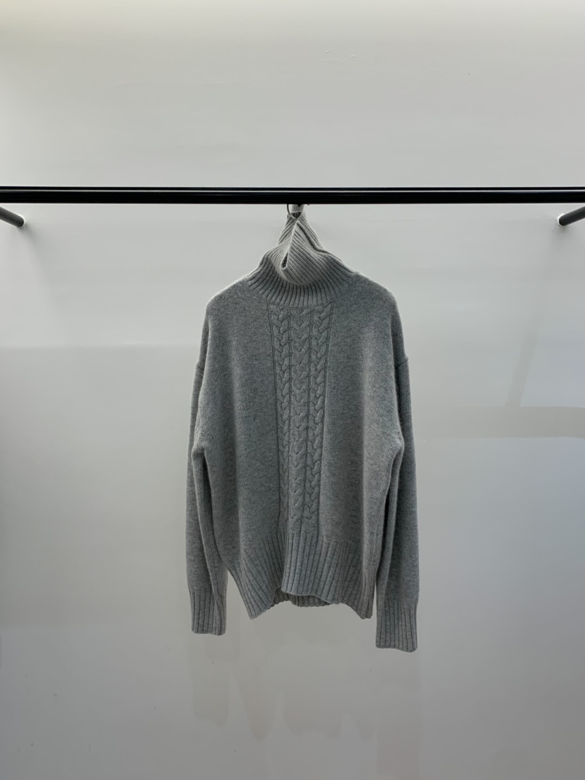 LA CREME東大門㊣實拍女裝新款25秋冬人氣職業休閑真品針織衫LA CREME針織衫圖色1