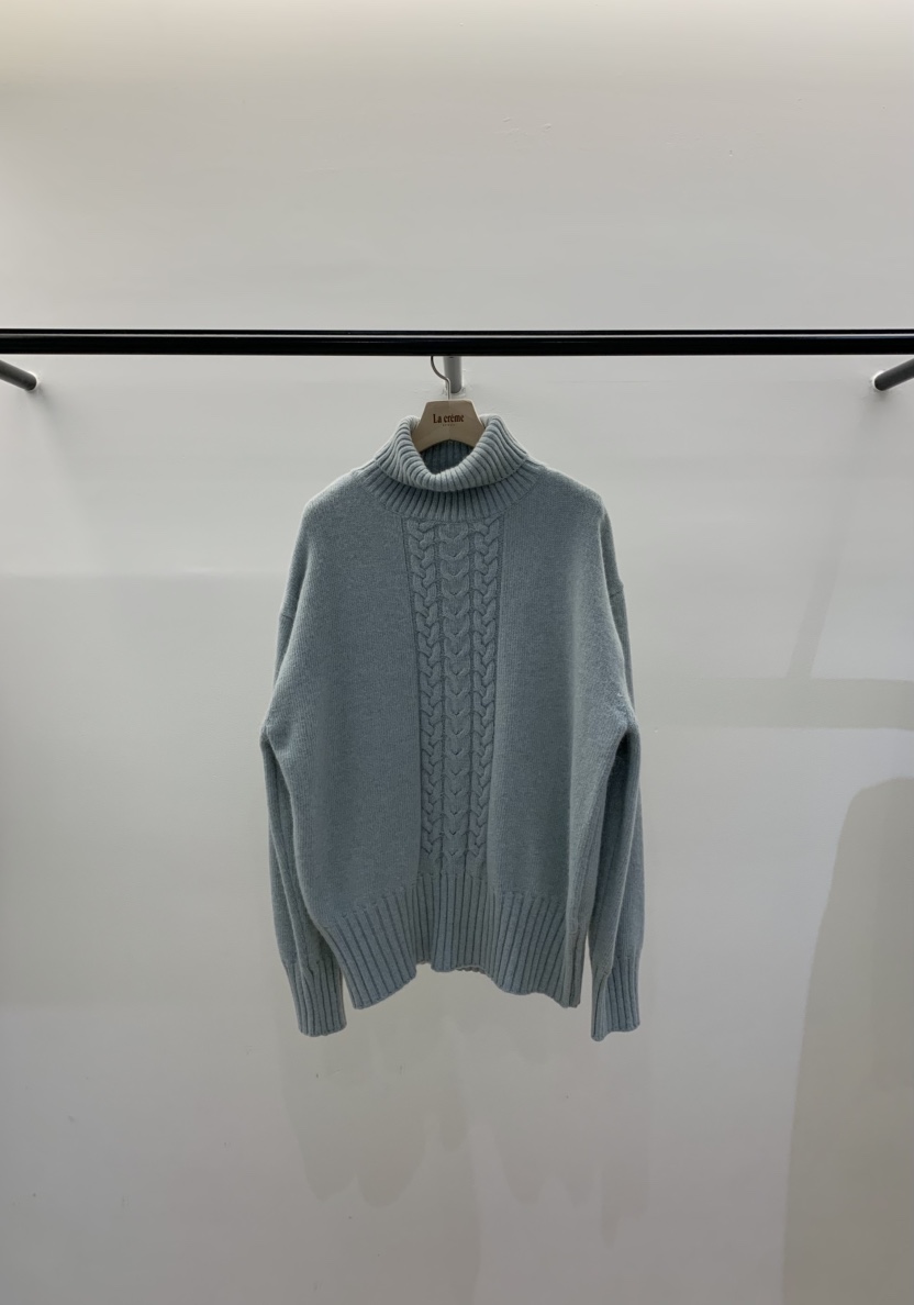 LA CREME東大門㊣實拍女裝新款25秋冬人氣職業休閑真品針織衫LA CREME針織衫圖色2