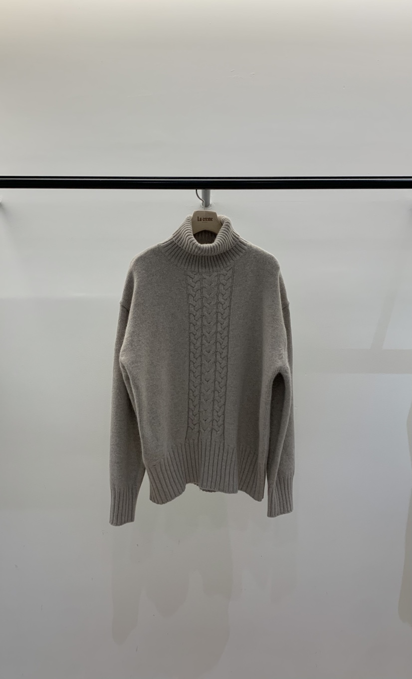 LA CREME東大門㊣實拍女裝新款25秋冬人氣職業休閑真品針織衫LA CREME針織衫圖色3