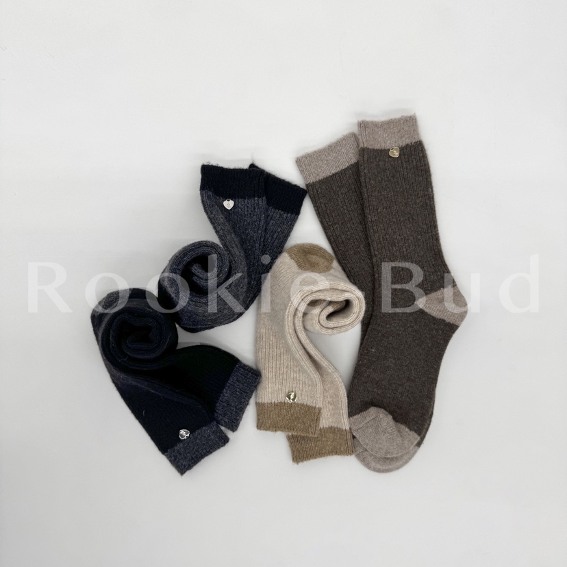 ROOKIE BUD韓國代購㊣女士新品人氣25秋冬真品熱賣襪子羊絨ROOKIE BUD-L襪子