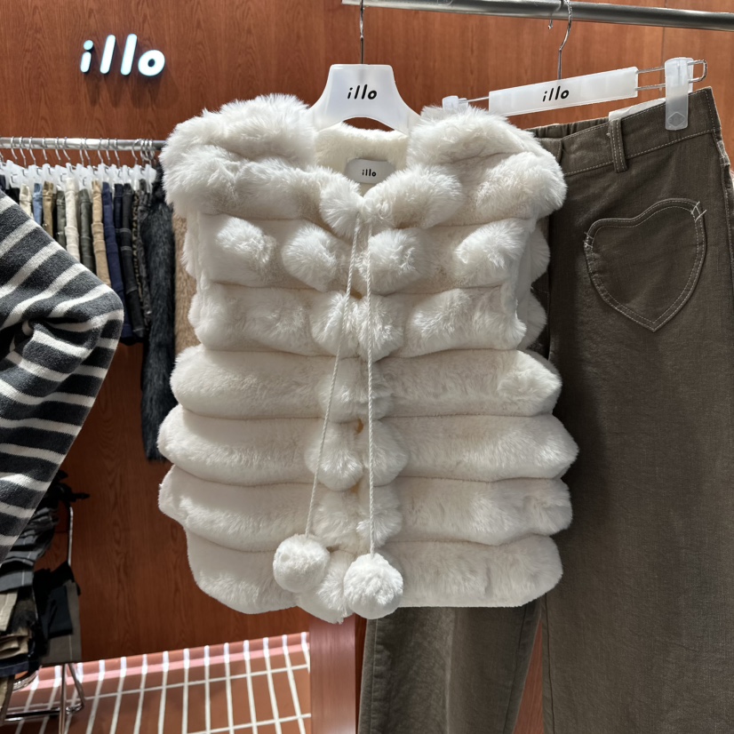 ILLO東大門㊣直郵女裝新品職業休閑熱賣人氣25秋冬推薦馬甲ILLO馬甲圖色1