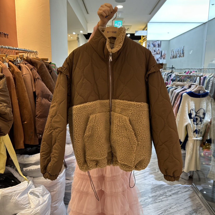 MIENNE東大門㊣實拍女士新品25秋冬人氣推薦職業時尚真品夾克MIENNE夾克圖色2