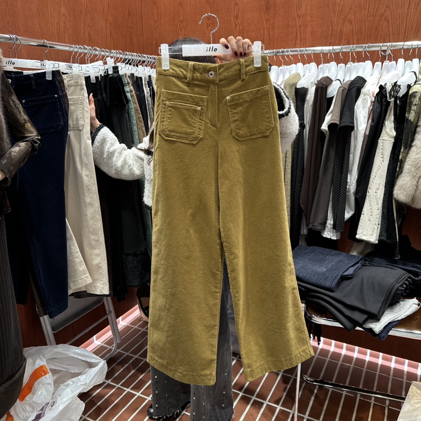 ILLO東大門㊣實拍女士新款職業真品時尚人氣熱賣25秋冬休閑褲ILLO休閑褲圖色2