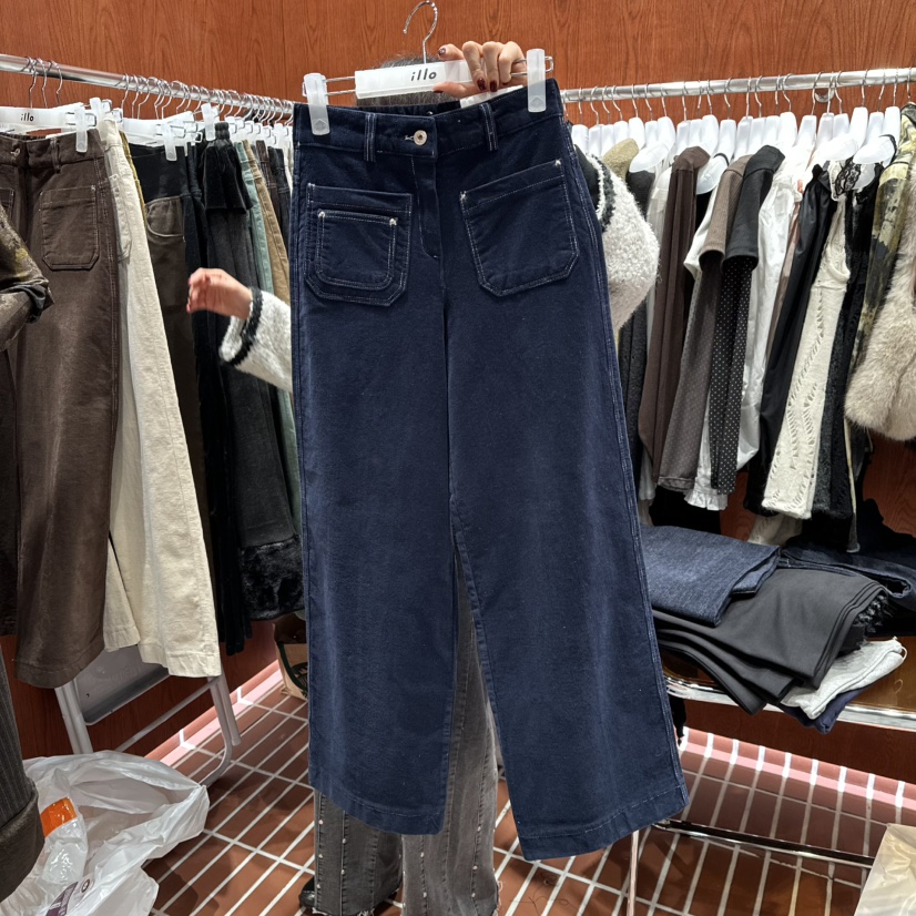 ILLO東大門㊣實拍女士新款職業真品時尚人氣熱賣25秋冬休閑褲ILLO休閑褲圖色3