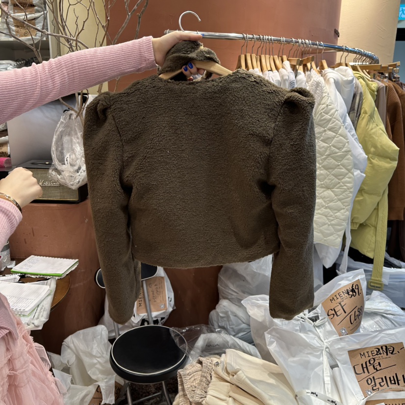 MIENNE韓國代購㊣女裝新品熱賣25秋冬真品時尚推薦夾克含脖帶MIENNE夾克